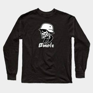 Skull Emote Long Sleeve T-Shirt